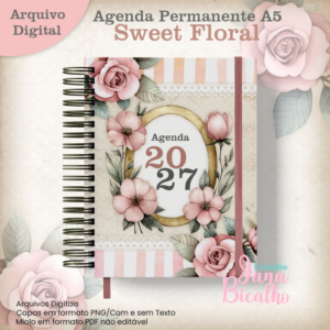 Agenda Permanente A5 Sweet Floral