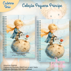 Caderno Universitário Coleção Pequeno Príncipe