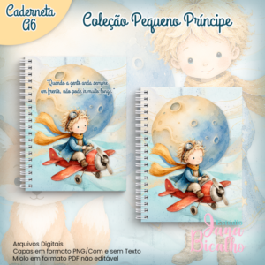 Caderneta A6 Coleção Pequeno Príncipe