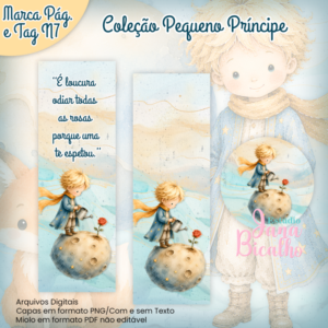 Marca Páginas e Tag Coleção Pequeno Príncipe-N7