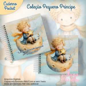 Caderno Pocket Coleção Pequeno Príncipe