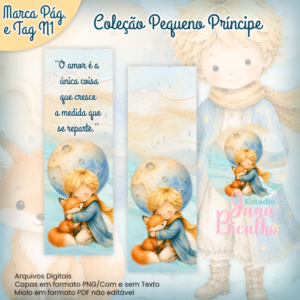 Marca Páginas e Tag Coleção Pequeno Príncipe-N1