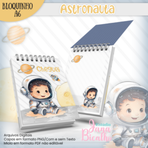 Bloquinho A6 Astronauta