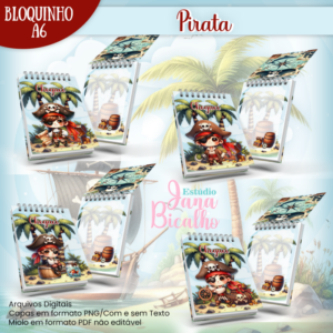 Bloquinho A6 Pirata