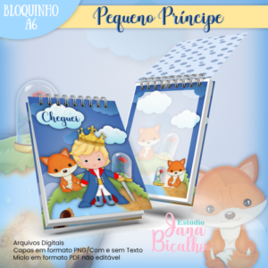 Bloquinho A6 Pequeno Príncipe