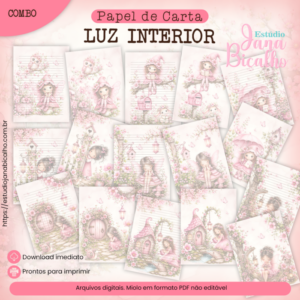 COMBO Papel de Carta Luz Interior