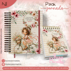 Caderno Pautado A5+Bloquinho A6  Jornada N1