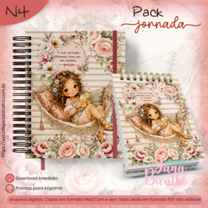 Caderno Pautado A5+Bloquinho A6  Jornada N4