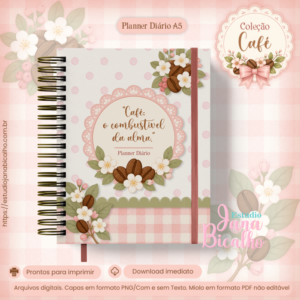 Planner Diário A5 Coleção Café
