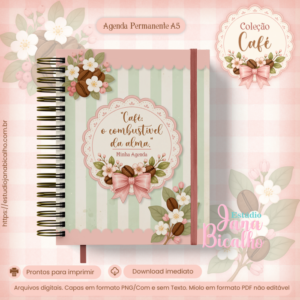 Agenda Permanente A5 Coleção Café