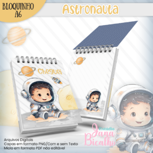 Bloquinho A6 Astronauta