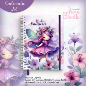 Caderneta A6 Coleção Cute Violet Fairy