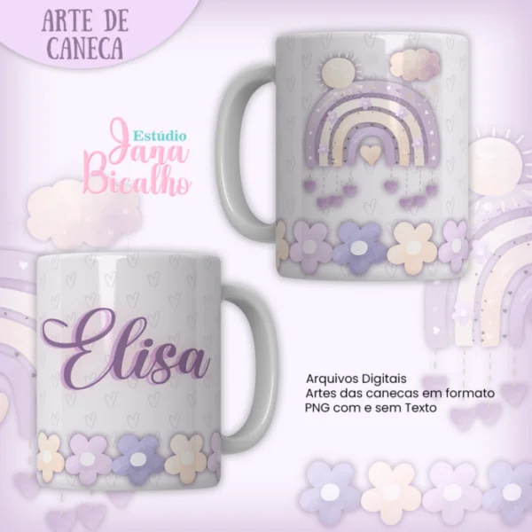 Caderneta de saúde Chuva de Benção Menina + Brinde - Imagem 6