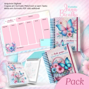 PACK Gilter Fairy Flower Butterfly