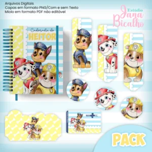 PACK Patrulha Canina  Candy Menino