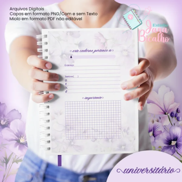 Caderno Universitário Fisioterapia - Imagem 2