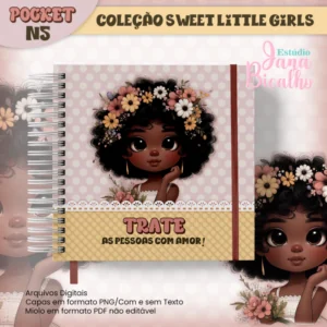 Caderno Pocket Coleção Sweet Little Girls N5