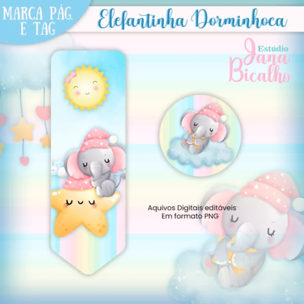 Caderneta de saúde Elefantinha Dorminhoca + Brinde - Imagem 4